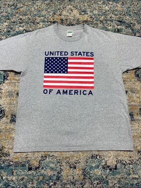 VTG United States of America Flag Tee Size L